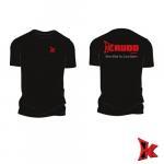 Black T-Shirt with KRUDO Knives Logo | KRUDO Urban Gear